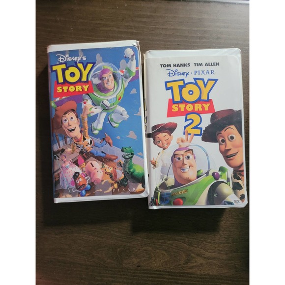 Disney Pixar Toy Story 1, 2 & Christmas VHS, Classic Animated Series Collection - Picture 1 of 12